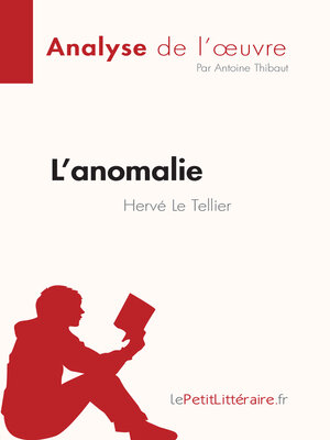cover image of L'anomalie de Hervé Le Tellier (Analyse de l'œuvre)